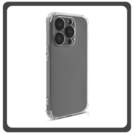 Θήκη Πλάτης - Back Cover, Silicone Σιλικόνη Material PC+TPU Protective Case Transparent Διάφανο For iPhone 14 Pro