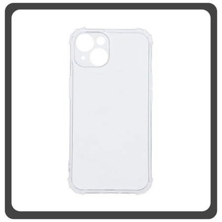 Θήκη Πλάτης - Back Cover, Silicone Σιλικόνη Material PC+TPU Protective Case Transparent Διάφανο For iPhone 13 Mini