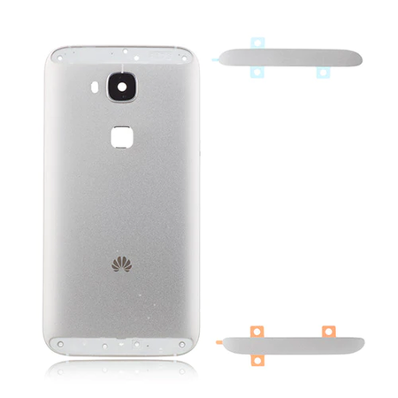 HQ OEM Huawei G8 (RIO-L01 RIO-L02 RIO-L03) Rear Back Battery Cover + Camera Lens, Πίσω Καπάκι Μπαταρίας Grey (Premium A+)