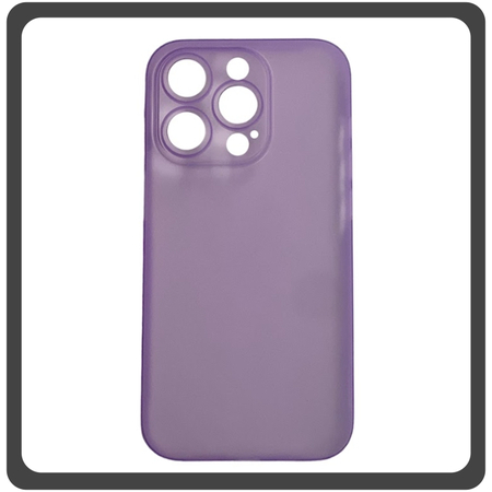 Θήκη Πλάτης - Back Cover, Silicone Σιλικόνη Ultra Thin Feather PP Case Purple Μωβ For iPhone 12 Pro Max
