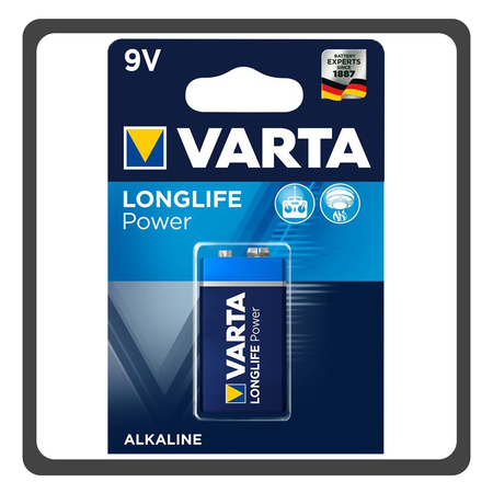 Varta Longlife Power , Battery Μπαταρία 9V 4008496559862