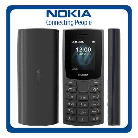 Nokia 105 (2023) TA-1557 DS, Brand New Smartphone Mobile Phone Κινητό Charcoal Μαύρο
