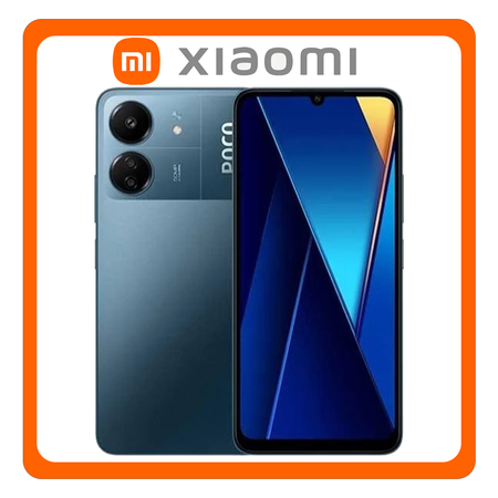 Xiaomi Poco C65 Dual SIM (6GB/128GB)), Brand New Smartphone Mobile Phone Κινητό Blue Μπλε