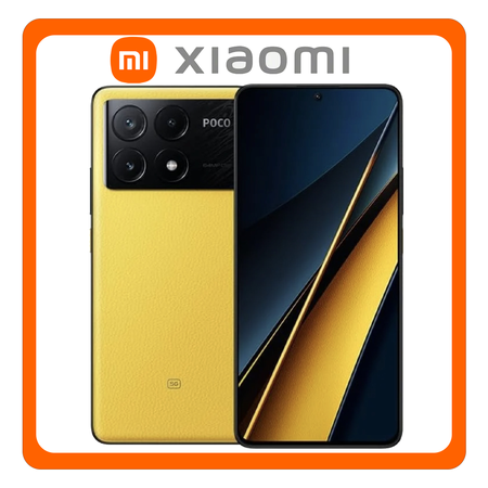 Xiaomi Poco X6 Pro 5G Dual SIM (12GB/512GB), Brand New Smartphone Mobile Phone Κινητό Yellow Κίτρινο