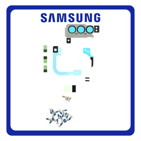 Γνήσια Original Samsung Galaxy S21 Plus 5G (SM-G996B, SM-G996B/DS) Rework Adhesive Tape Kit Battery Cover Film Glue, Πίσω Διπλής Όψης Κόλλα GH82-24565A (Service Pack By Samsung)