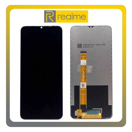 HQ OEM Realme 5i (RMX2030, RMX2032) / Realme 6i (RMX2040) IPS LCD Display Assembly Screen Οθόνη + Touch Screen DIgitizer Μηχανισμός Αφής Black Μαύρο (Premium A+)