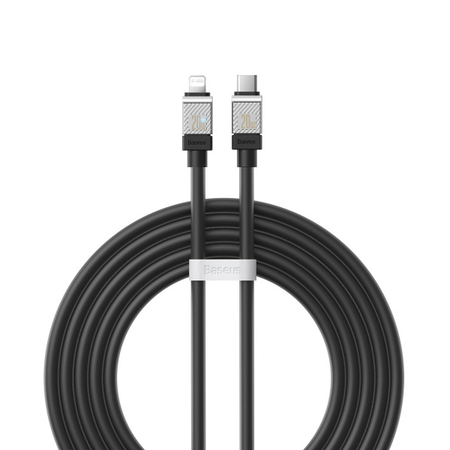 Data Cable Baseus Coolplay, Type-c - Lightning, 20w, 1.0m, Black - 40452