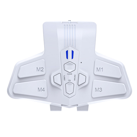 Back Paddles no Brand 30s, for Play Station 5, Programable , White - 13081