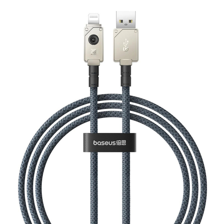 Data Cable Baseus Unbreakable, Lightning, 1.0m, Black - 40436
