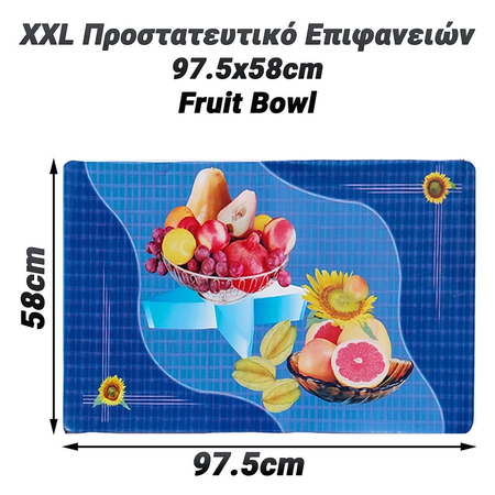 Xxl Προστατευτικό Επιφανειών 97.5x58cm Fruit Bowl