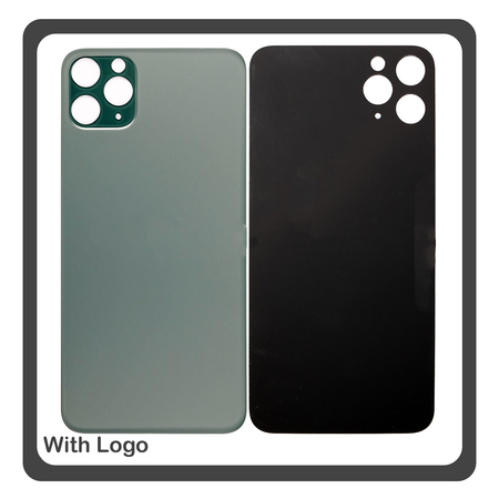 HQ OEM Συμβατό Με Apple iPhone 11 Pro, iPhone 11Pro (A2215, A2160) Premium Rear Back Battery Cover with Camera Big Hole Πίσω Κάλυμμα Πλάτη Καπάκι Μπαταρίας Matte Midnight Green Πράσινο (Premium A+)