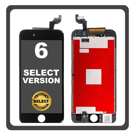 HQ OEM Συμβατό Με Apple iPhone 6 (A1549, A1586, A1589, A1522) Select Version IPS LCD Display Screen Assembly Οθόνη + Touch Screen Digitizer Μηχανισμός Αφής Black Μαύρο Bulk (Premium A+)