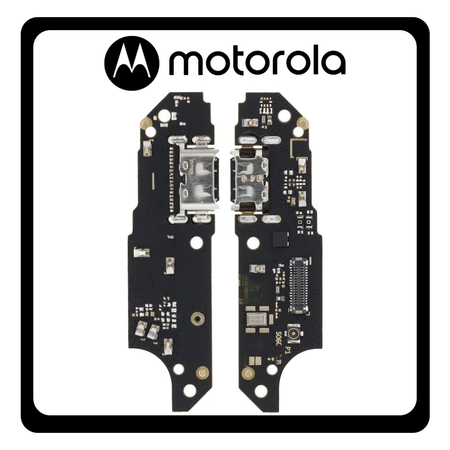 HQ OEM Συμβατό Με Motorola Moto E22 / Moto E22i, USB Type-C Charging Dock Connector Flex Sub Board, Καλωδιοταινία Υπό Πλακέτα Φόρτισης + Microphone Μικρόφωνο (Premium A+)