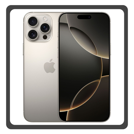 Apple iPhone 16 Pro 5G (8GB/128GB) Brand New Smartphone Mobile Phone Κινητό Natural Titanium Γκρι