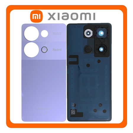 Γνήσια Original Xiaomi Redmi Note 13 Pro 4G (23117RA68G, 2312FPCA6G) Rear Back Battery Cover Πίσω Κάλυμμα Καπάκι Πλάτη Μπαταρίας Lavender Purple Μωβ 56000600N600 (Service Pack By Xiaomi)