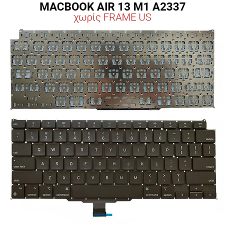 Πληκτρολόγιο Macbook air 13 m1 A2337 no Frame us