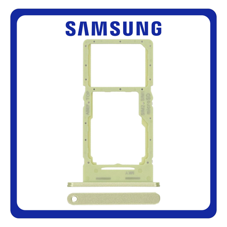 Γνήσια Original Samsung Galaxy A25 5G (SM-A256E, SM-A256E/DS) SIM Card Tray + Micro SD Tray Slot Υποδοχέας Βάση Θήκη Κάρτας SIM Personality Yellow Κίτρινο GH98-48655C​ (Service Pack By Samsung)