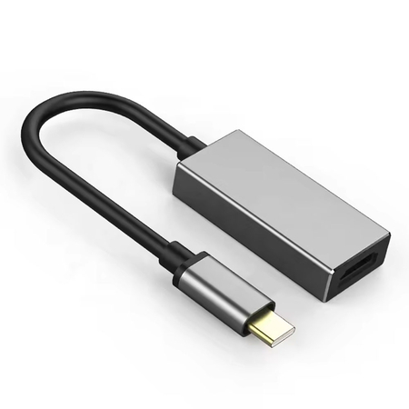Adapter Detech, usb-c - Hdmi (F), 4k, 30hz, Gray - 17834