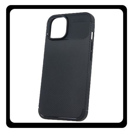 Θήκη Πλάτης - Back Cover, Silicone Σιλικόνη Black Μαύρο Carbon Case For iPhone 15Θήκη Πλάτης - Back Cover, Silicone Σιλικόνη Black Μαύρο Carbon Case For iPhone 15
