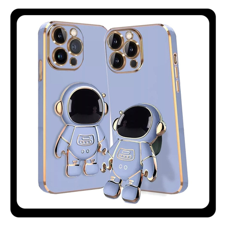 Θήκη Πλάτης - Back Cover, Silicone Σιλικόνη Blue Μπλε Astronaut Case iPhone 15 Pro