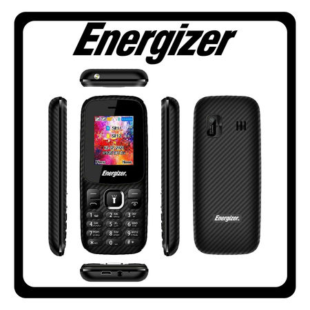 Energizer Energy E13 Dual SIM, Brand New Feature Mobile Phone Κινητό με Μεγάλα Κουμπιά Black Μαύρο