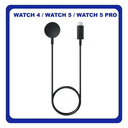 Γνήσια Original Samsung Fast Wireless Charger (USB-C) Φορτιστής EP-OR900BBE For Galaxy Watch4 / Watch4 Classic / Galaxy Watch5 / Watch 5 Pro Black Μαύρο (Service Pack By Samsung)