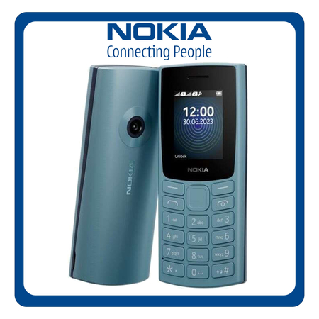 Nokia 110 (2023) Dual SIM, Brand New Feature Mobile Phone Κινητό με Μεγάλα Κουμπιά Blue Μπλε