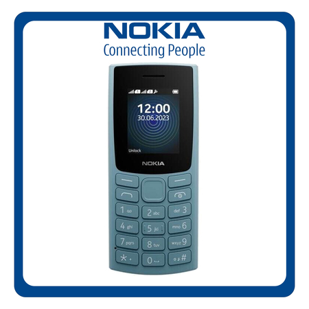 Nokia 110 (2023) Dual SIM, Brand New Feature Mobile Phone Κινητό με Μεγάλα Κουμπιά Blue Μπλε