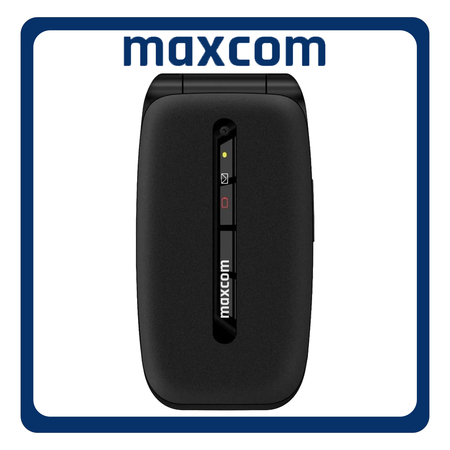MaxCom Comfort MM828 Single SIM, Brand New Feature Mobile Phone Κινητό με Κουμπιά Black Μαύρο