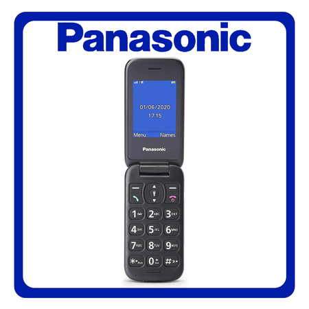 Panasonic KX-TU400 Single SIM, Brand New Feature Mobile Phone Κινητό με Μεγάλα Κουμπιά Gray Γκρι