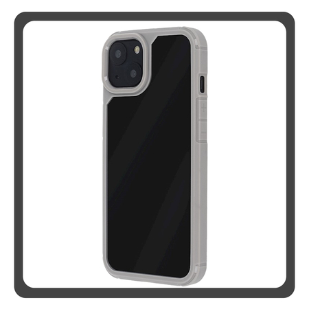 Θήκη Πλάτης - Back Cover, Silicone Σιλικόνη Gray Γκρι Color Shock Case iPhone 15