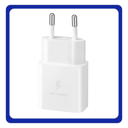Γνήσια Original Samsung Travel Charger Φορτιστής Ταξιδιού Χωρίς Καλώδιο GaN με Θύρα USB-C 25W Power Delivery White Άσπρο (EP-T2510NWE)