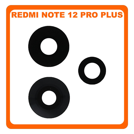 Γνήσια Original Xiaomi Redmi Note 12 Pro+ (22101316UCP, 22101316UG) Rear Back Camera Lens Πίσω Τζαμάκι Κάμερας (Set) (Service Pack By Xiaomi)