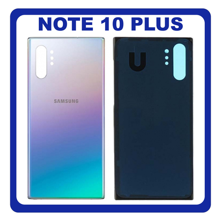 OEM HQ Samsung Galaxy Note 10 Plus, Note10 Plus 10+ N975 (N975F, N975F/DS, N975U, N9750, N975U1, N975W, N975N, N975X, SCV45) Rear Back Battery Cover Πίσω Κάλυμμα Καπάκι Μπαταρίας Aura Glow (Premium A+​)