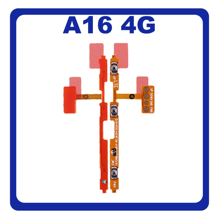 Γνήσια Original Samsung Galaxy A16 4G (SM-A165F, SM-A165F/DS)  / A16 5G (SM-A166B, SM-A166B/DS) Power Key Flex Cable On/Off + Volume Key Buttons Καλωδιοταινία Πλήκτρων Εκκίνησης + Έντασης Ήχου GH59-15671A (Service Pack By Samsung)