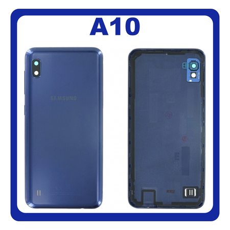 Γνήσιο Original Samsung Galaxy A10 A105 (A105F/DS, A105F, A105FN, A105FN/DS) Battery Cover Καπάκι Μπαταρίας Blue Μπλε GH82-20232B  (Service Pack By Samsung)