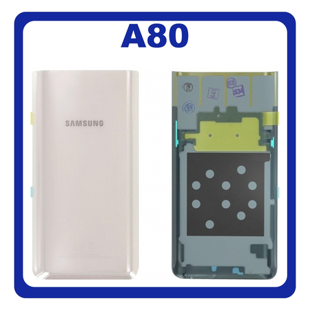Γνήσιο Original Samsung Galaxy A80 (SM-A805F, SM-A8050) Battery Cover Καπάκι Μπαταρίας Gold Χρυσό GH82-20055C (Service Pack By Samsung)