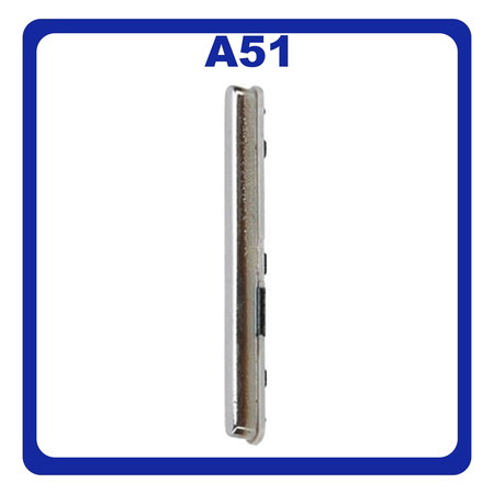 Γνήσια Original Samsung Galaxy A51, Galaxy A 51 (SM-A515F, SM-A515F/DSN, SM-A515F/DS) Power Key On/Off Πλήκτρo Εκκίνησης Prism Crush White Άσπρο GH98-45035A (Service Pack By Samsung)