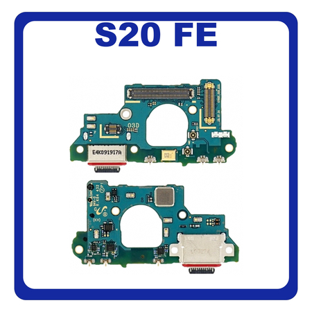 Γνήσια Original Samsung Galaxy S20 FE G780, S20 FE 5G G781, ΚΑΛΩΔΙΟΤΑΙΝΙΑ ΦΟΡΤΙΣΗΣ SUB CHARGING BOARD (CHARGE CONNECTOR DOCK FLEX) + MIC ΜΙΚΡΟΦΩΝΟ TYPE-C USB PLUG GH96-13917A (Service Pack By Samsung)
