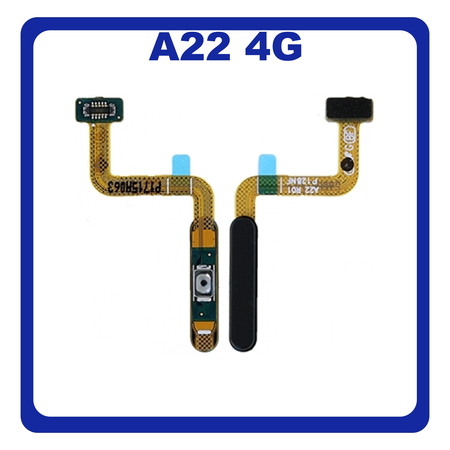Γνήσια Original Samsung Galaxy A22 4G, A 22 4G (SM-A225F, SM-A225F/DS) Fingerprint Flex Sensor Αισθητήρας Δακτυλικού Αποτυπώματος Black Μαύρο GH96-14401A (Service Pack By Samsung)