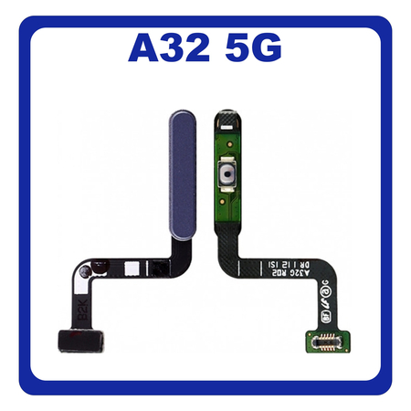 Γνήσια Original Samsung Galaxy A32 5G, A 32 5G (SM-A326B, SM-A326B/DS) Fingerprint Flex Sensor Αισθητήρας Δακτυλικού Αποτυπώματος Awesome Violet Βιολετή GH96-14184D (Service Pack By Samsung)