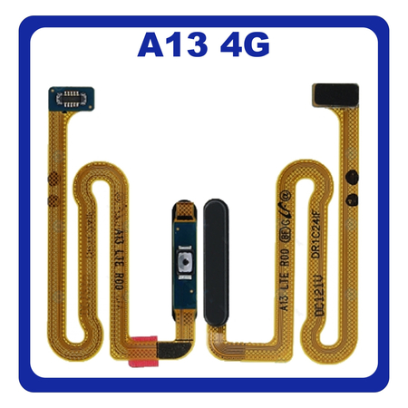 Γνήσια Original Samsung Galaxy A13 (SM-A135F, SM-A135F/DS, SM-A135M) Fingerprint Flex Sensor Αισθητήρας Δακτυλικού Αποτυπώματος Black Μαύρο GH96-15035A (Service Pack By Samsung)
