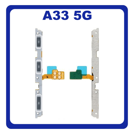 Γνήσια Original Samsung Galaxy A33 5G (SM-A336E, SM-A336B) Power Key Flex Cable On/Off + Volume Key Buttons Καλωδιοταινία Πλήκτρων Εκκίνησης + Έντασης Ήχου GH96-15076A (Service By Samsung)