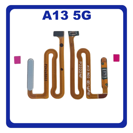 Γνήσια Original Samsung Galaxy A13 5G (SM-A136U, SM-A136U1) Fingerprint Flex Sensor Αισθητήρας Δακτυλικού Αποτυπώματος Blue Μπλε GH96-14893D (Service Pack By Samsung)