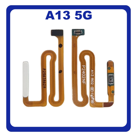 Γνήσια Original Samsung Galaxy A13 5G (SM-A136U, SM-A136U1) Fingerprint Flex Sensor Αισθητήρας Δακτυλικού Αποτυπώματος White Άσπρο GH96-14893F (Service Pack By Samsung)