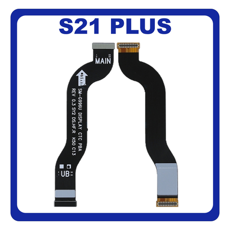 Γνήσια Original Samsung Galaxy S21+ 5G, Galaxy S21 Plus 5G (SM-G996B, SM-G996B/DS) LCD Flex Cable Καλωδιοταινία Οθόνης GH82-28164A GH59-15422A (Service Pack By Samsung)