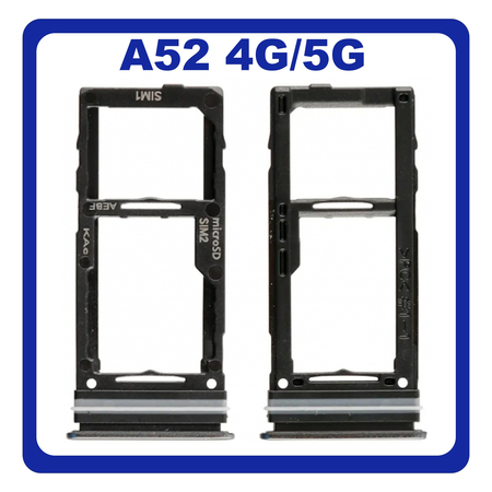 Original Γνήσιο Samsung Galaxy A72 4G A725 , A72 5G A726 (A725F, A725F/DS, A726B, A726B/DS) Sim Tray Slot + MicroSD Tray GH98-46290A (Service Pack By Samsung)