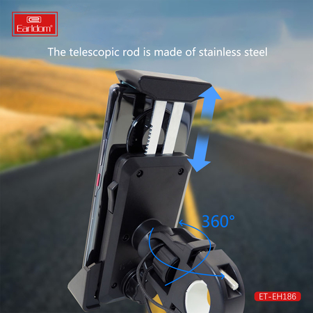 Universal Βάση Κινητών  Earldom et-Eh186, Μαυρο - 17900