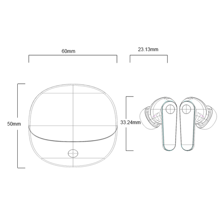 Ακουστικά Bluetooth Kisonli f2, Διαφορετικα Χρωματα - 20790