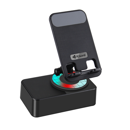 Ηχεἰο With Phone Stand Kisonli m2, Bluetooth, fm, Black - 22274